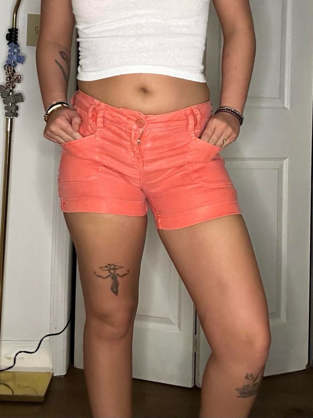 Level 99 Coral Jean Shorts